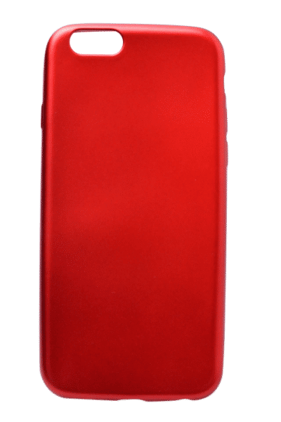 Silicone Case for iPhone 6 Metallic Red