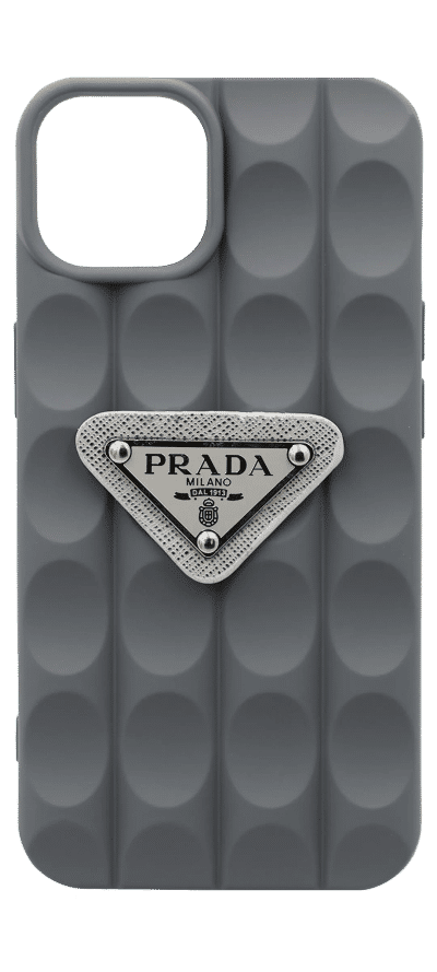 Чохол силіконовий Prada для iPhone 14 / 13 Grey