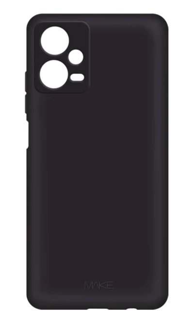 Cover silicone MakeFuture Skin Case for Xiaomi Poco X5 Pro/Redmi Note 12 5G Black