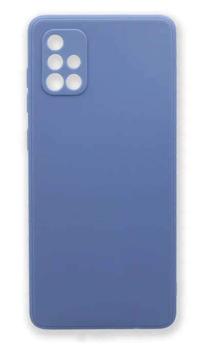 Чохол Molan Silicone Full Cam Samsung A71 SM-A715F Blue