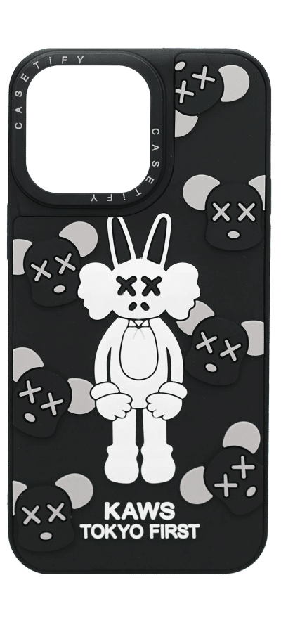 Cover Caseti 3d KAWS for iPhone 14 Pro Max Black