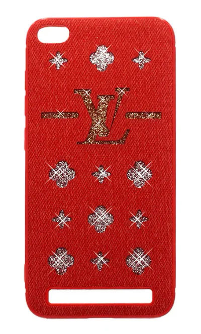 Silicone Glitter LV for Xiaomi Redmi 5A Red