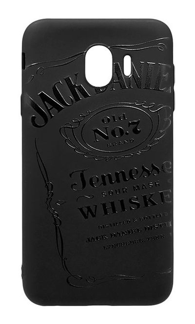 Silicone Case for Slim Print Samsung J4 2018 SM-J400F Jack Daniels