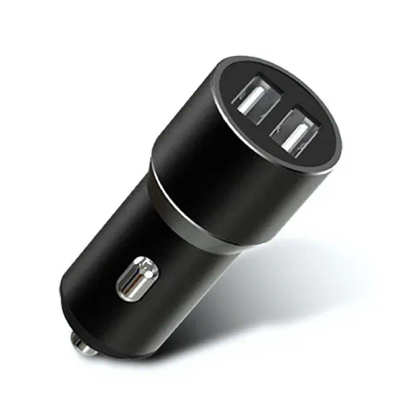Car Charger 2USB XO CC30 Metal 2.4A Black