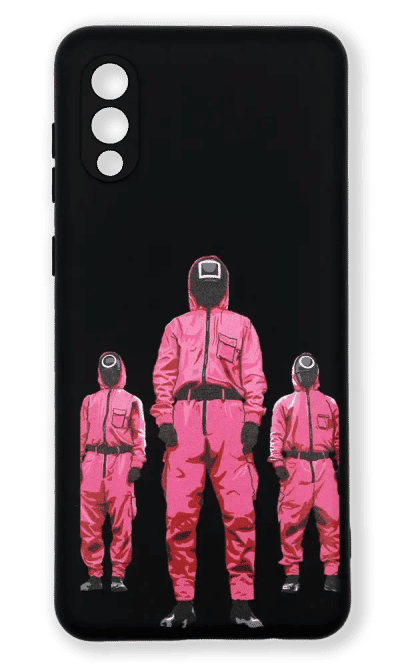 Case silicone Squid Game for Samsung A02 SM-A022G Black Print 8