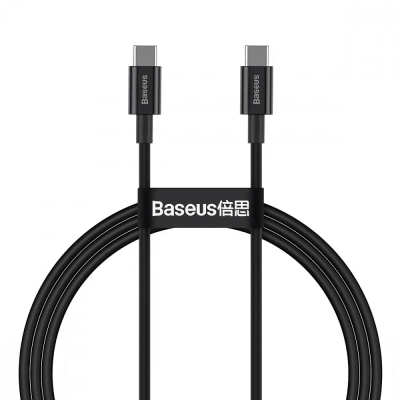 Cable Type-C to Type-C 1m Baseus Superior 100W Black (CATYS-B01)