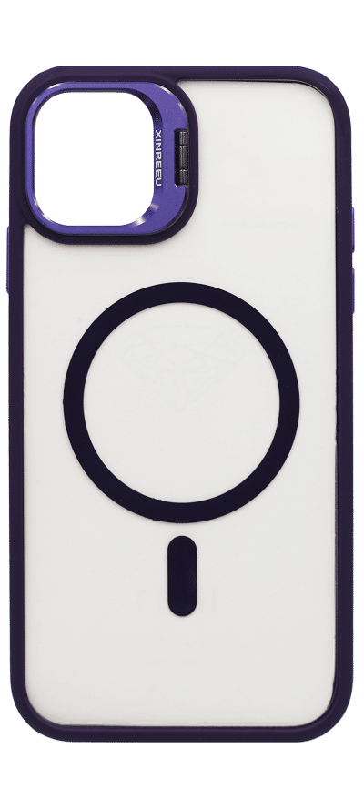 Чохол-накладка Gloss Camera Stand Magsafe для iPhone 14 / 13 Purple