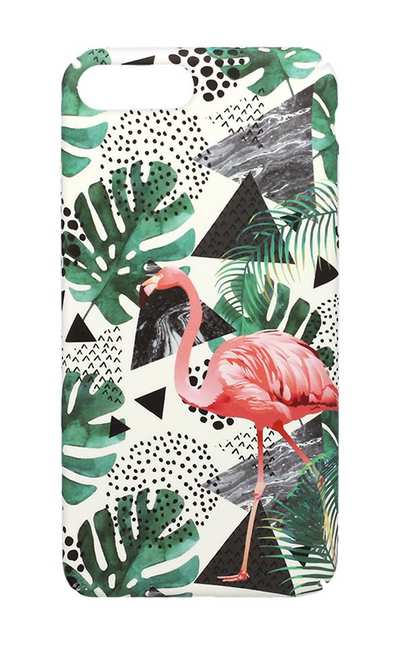 Case-pad Flamingo Abstraction for iPhone 8/7 Plus Green