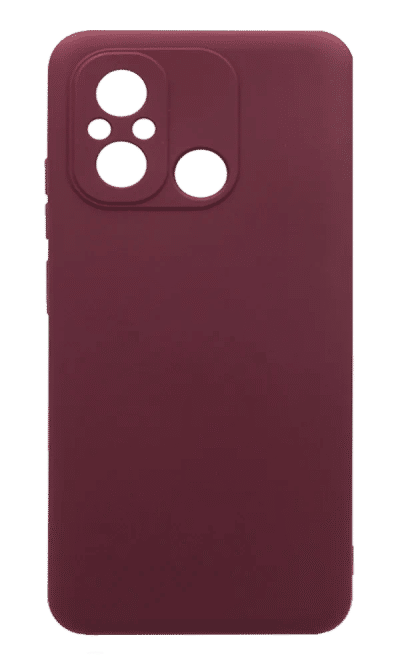 Чохол Molan Silicone для Xiaomi Redmi 12C Bordo