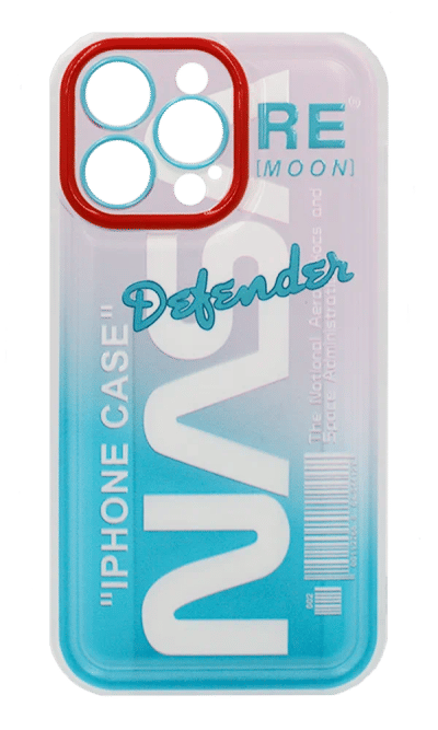 Чохол силіконовий Print NASA logo для iPhone 14 Pro Max
