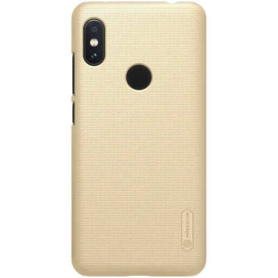 Cover-plate Nillkin Super Frosted Shield for Xiaomi Redmi Note 6 Pro Gold + Stand