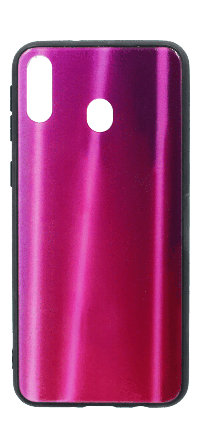 Cover-plate Glass Print + Border Silicon for Samsung M20 SM-205F Color 1