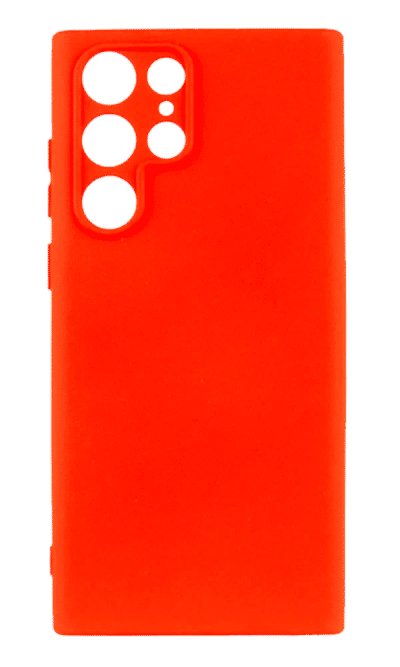 Чохол Molan Silicone для Samsung S22 Ultra SM-G998B Red