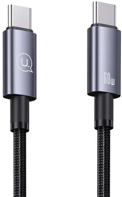 Cable Type-C to Type-C 1.2m Usams US-SJ661 PD 60W Tarnish