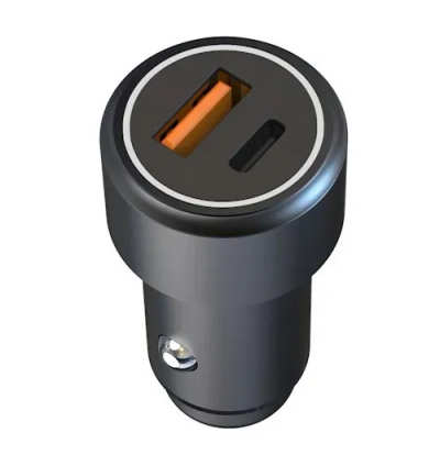 Car Charger 1USB + 1Type-C XO CC42 QC&PD 20W Black