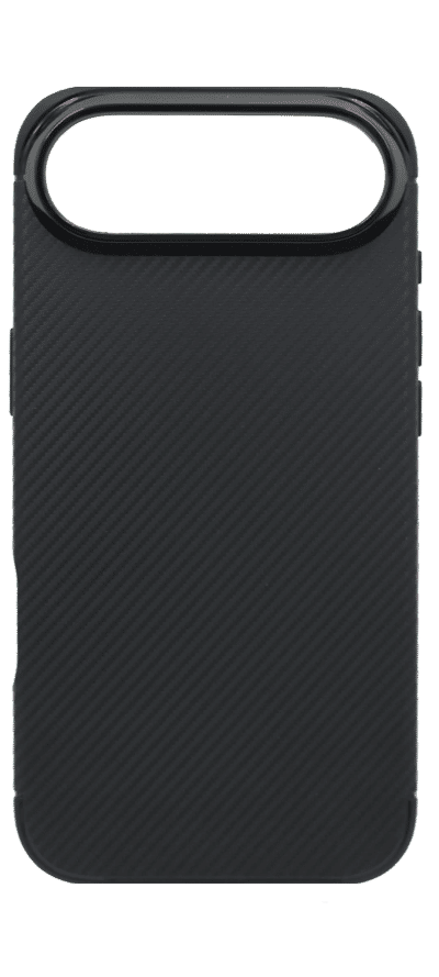 CARBON silicone case for iPhone 17 Air Black