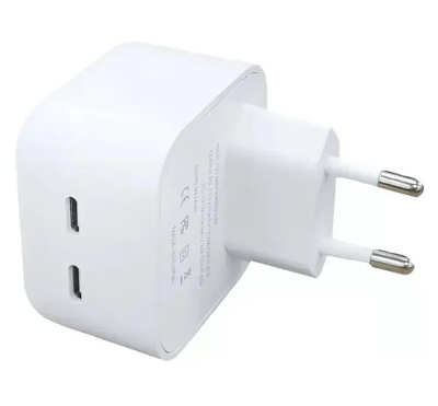 Мережевий Зарядний Пристрій 2Type-C Apple 35W HC White