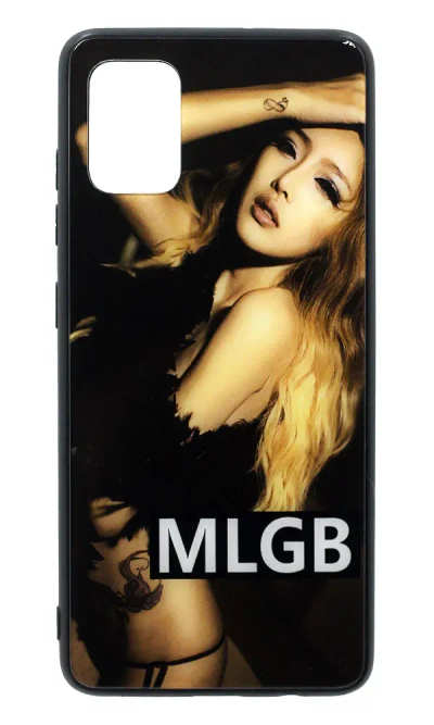 Чохол-накладка Glass Print для Samsung A71 SM-A715F MLGB