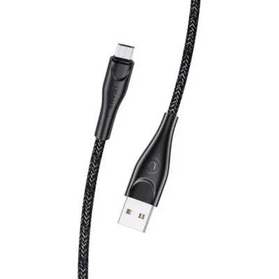 Кабель 2м Usams U41 Braided MicroUSB Black