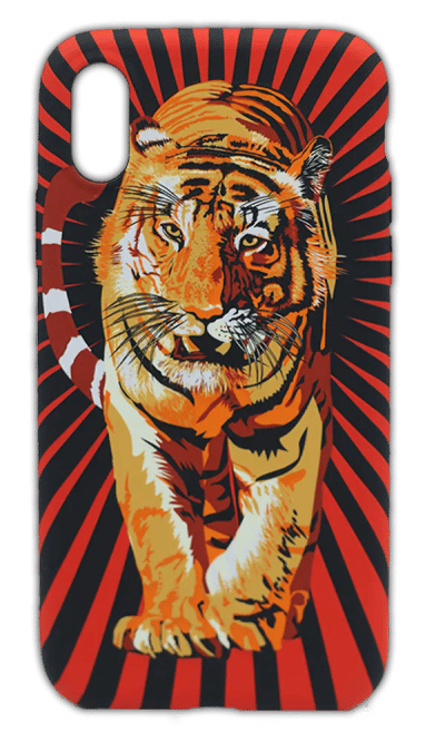 Weve Neon X Luxo Wild silicone case for iPhone X / XS Tiger Red
