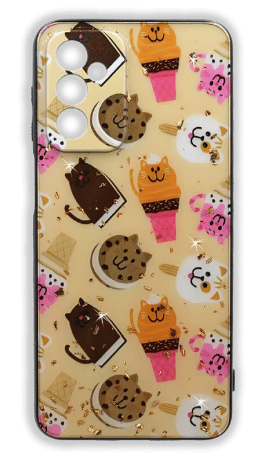 Cover Smoll Sparkles Print for Samsung M23 5G SM-M236B Cats
