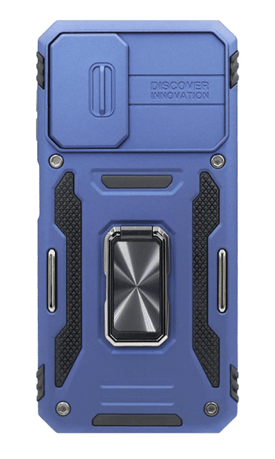 Cover Hybrid CamOff+ Army Ring for Samsung A14 SM-A145F Blue