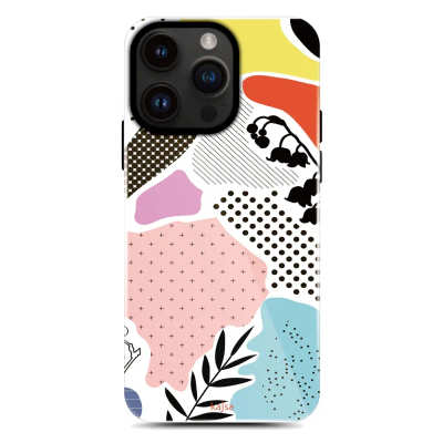 Case-cover kajsa Floral Collection botanic for iPhone 15 Pro 3-FLBO-I15P6.1-BQ2