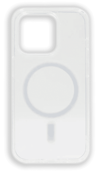 WS MagSafe overlay case for iPhone 15 Pro Max Transparent