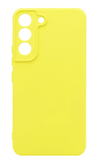 Cover Molan Silicone Full Cam Samsung S22 SM-S901B Yellow