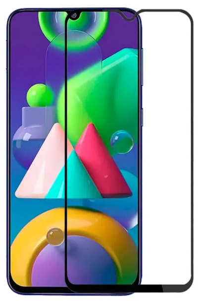 Захисне скло 6D Samsung M52 SM-M526F Black М.У.