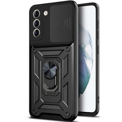 Cover Hybrid CamOff+ Ring for Samsung S23 SM-G911B Black