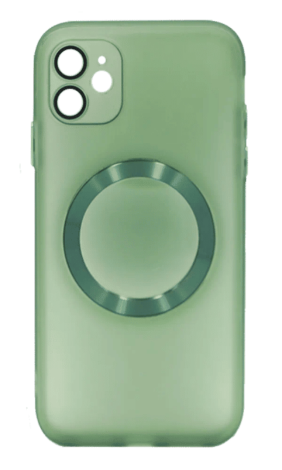Чохол-накладка Colorfull Ring Window для iPhone 11 Green