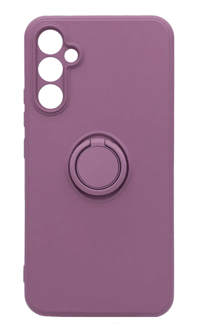 Cover silicone Matte Color Buttons + RingHolder Samsung A34 SM-A346F Purple