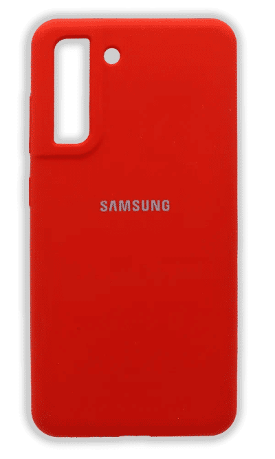 Чохол Silicone Cover для Samsung S21 FE SM-G990F Red