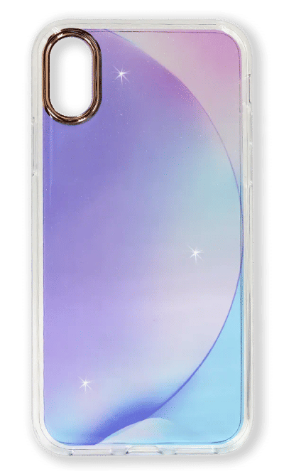 Cover-cover Print Abstraction for iPhone X / XS Transparent