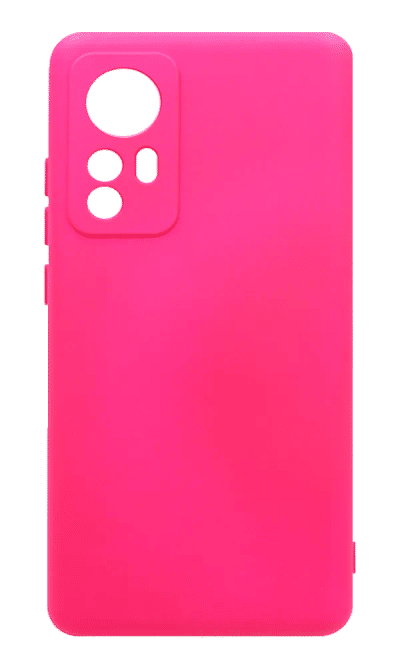 Чохол Molan Silicone для Xiaomi 12 Magenta