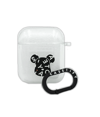 Cover for AirPods Bearbrickis Transparent