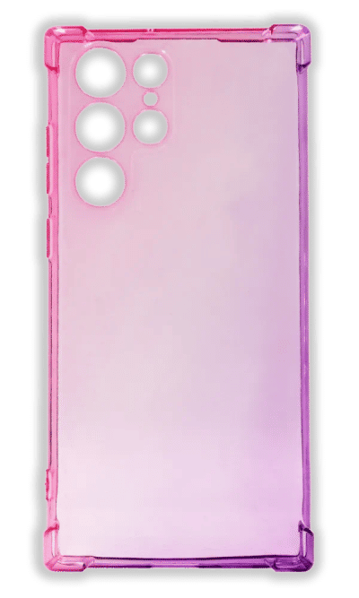 Gradient Touch silicone case for Samsung S22 Ultra SM-G998B Pink / Purple