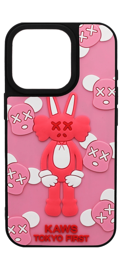 Чохол-накладка Caseti 3d KAWS для iPhone 11 Pink