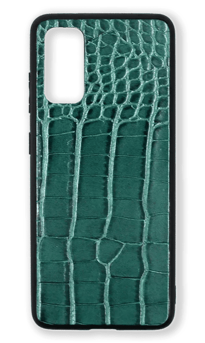 Skin Croco cover for Samsung S20 SM-G980F Green