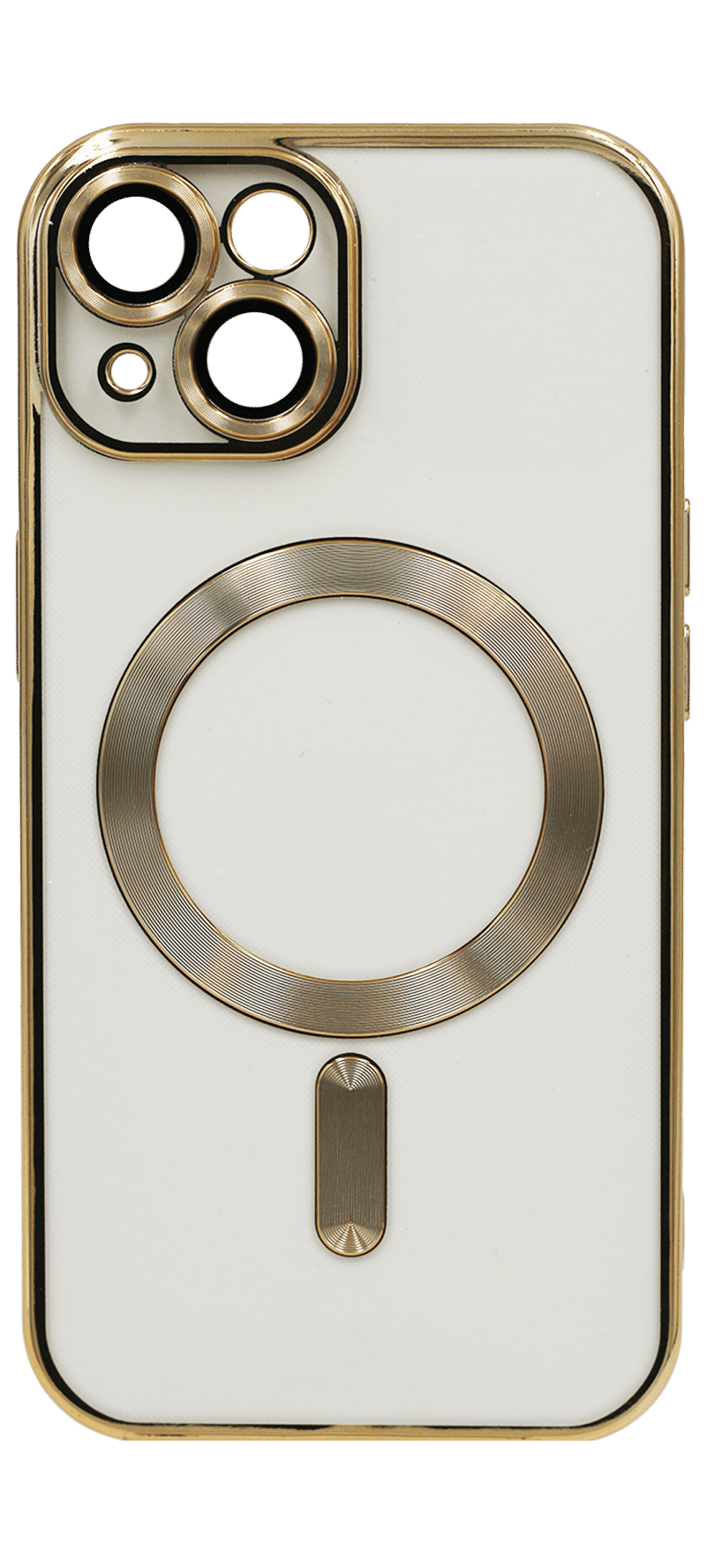 Чохол силіконовий Electroplating Magsafe для iPhone 15 Gold
