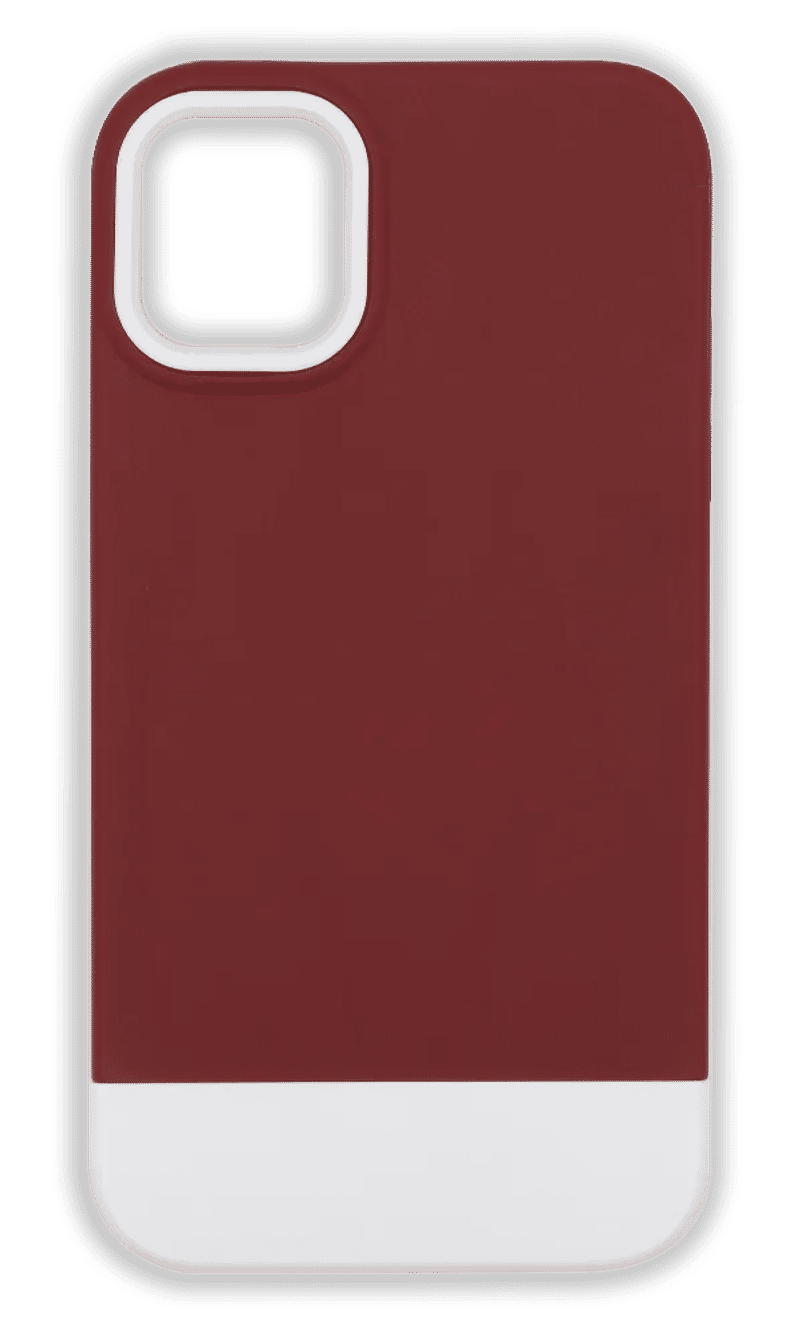 Чохол-накладка Bichromatic для iPhone 11 Burgundy/White