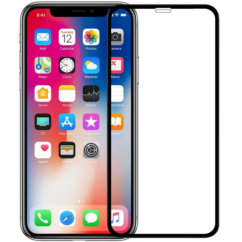 Захисне скло 3D Tempered Glass для iPhone 11 / XR Black (тех.пак)