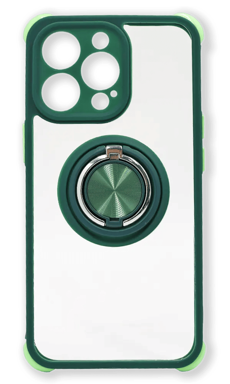 Чохол-накладка Armor + Double Ring для iPhone 13 Pro Green