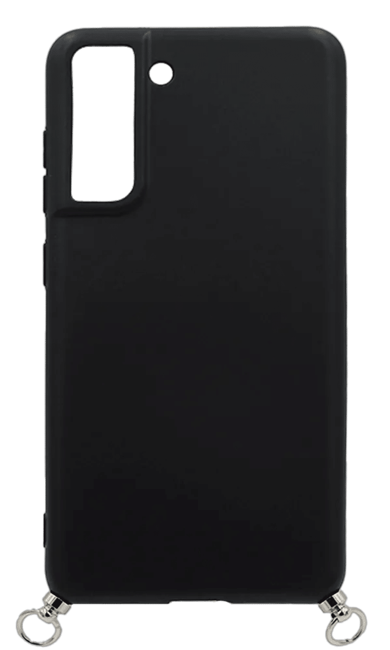 Чохол силіконовий Slim Chain+ Strap для Samsung S21 Plus SM-G996B Black