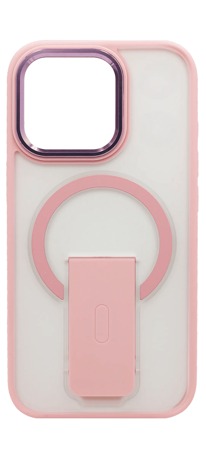 Чохол-накладка Mate Ring Stand для iPhone 16 Pro Pink