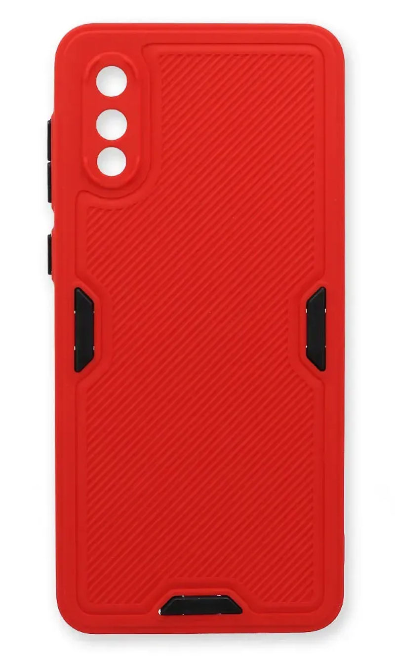 Чохол силіконовий Ribbed Protection для Samsung A02 SM-A022G Red