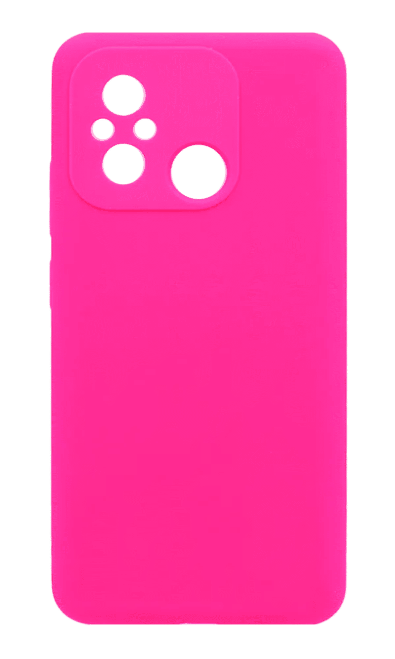 Чохол Molan Silicone для Xiaomi Redmi 12С / 11A Magenta