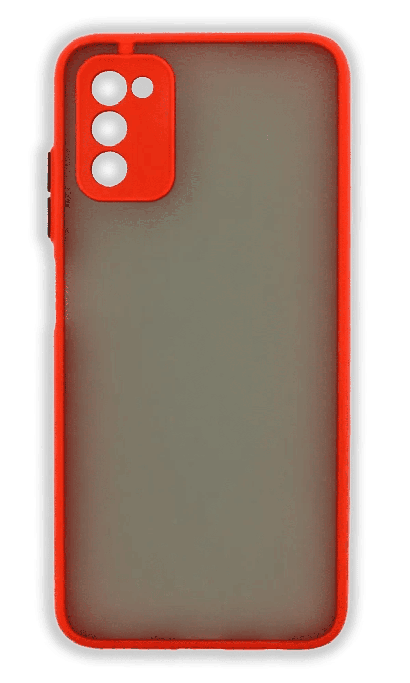 Чохол-накладка Mate + Border Silicone для Samsung A03s SM-A037F Red