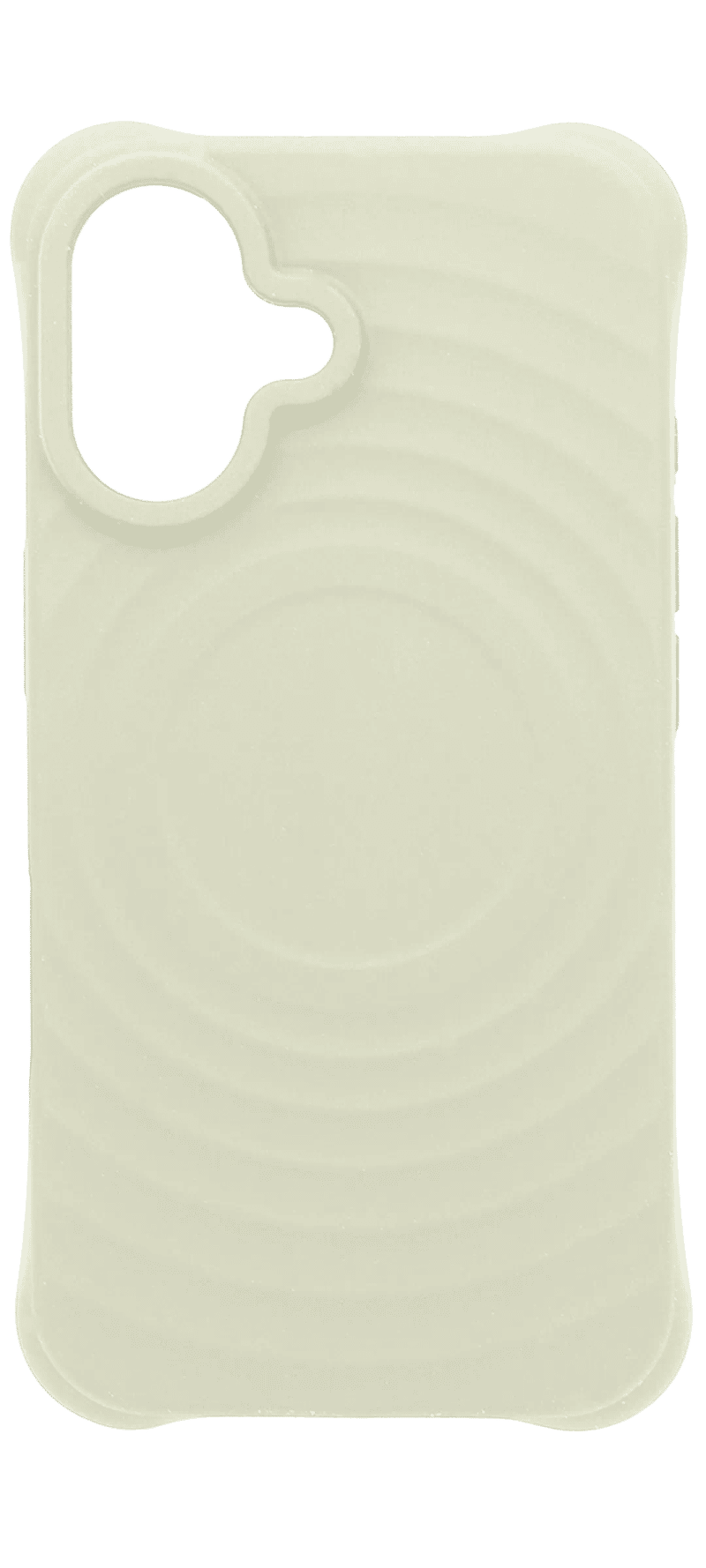 Cover silicone Circle Mag for iPhone 16 Plus Stone